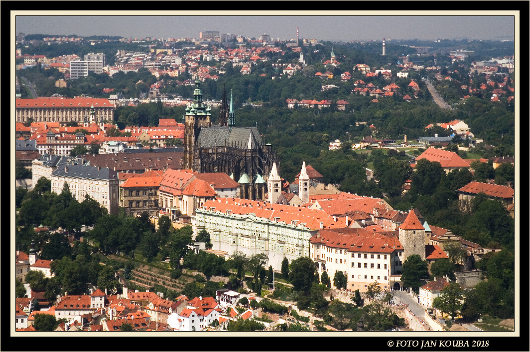Praha, Prague, Pražský hrad, the Prague Castle, aerial photography 14