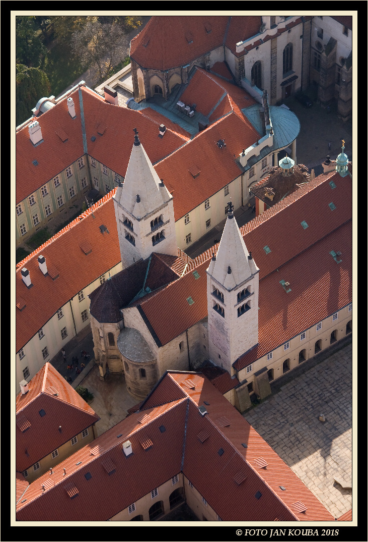 Praha, Prague, Pražský hrad, the Prague Castle, aerial photography 21