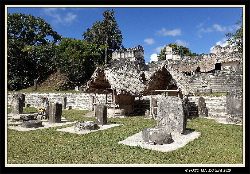 11 Guatemala - Tikal, Mayan ruins, mayské ruiny
