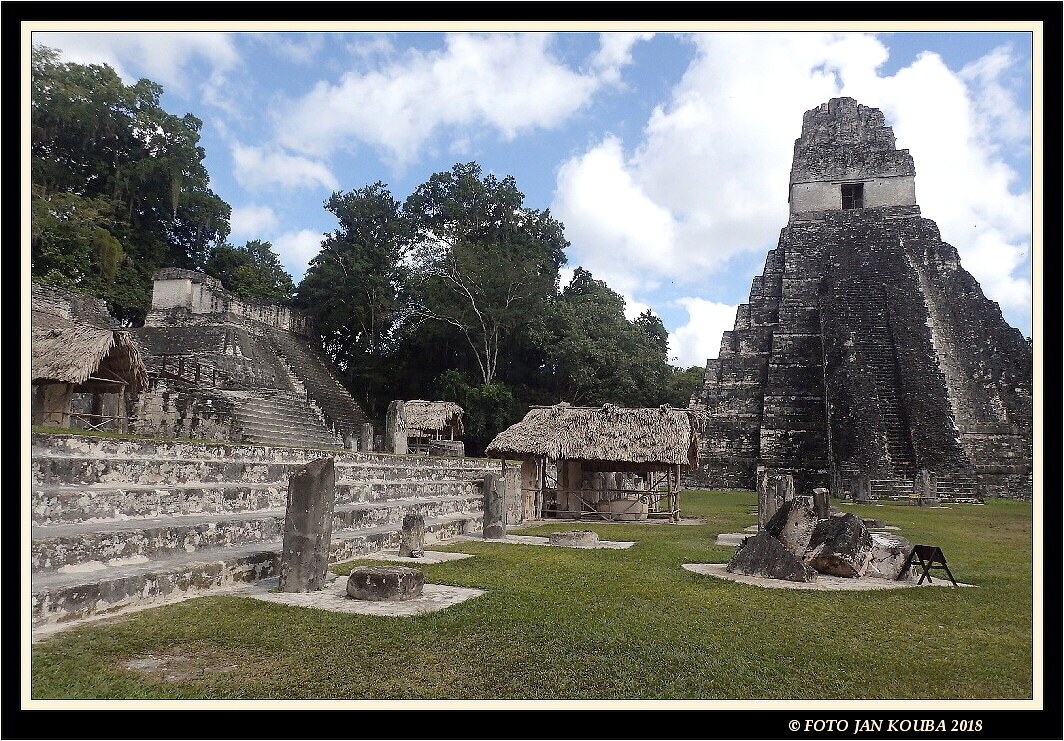 13 Guatemala - Tikal, Mayan ruins, mayské ruiny