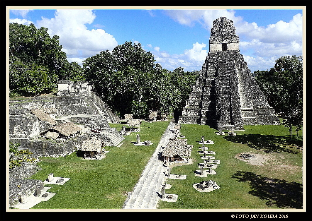 34 Guatemala - Tikal, Mayan ruins, mayské ruiny