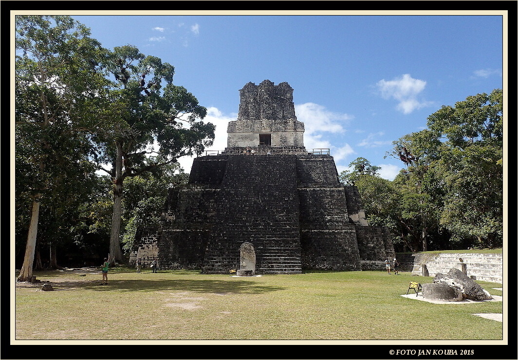 36 Guatemala - Tikal, Mayan ruins, mayské ruiny