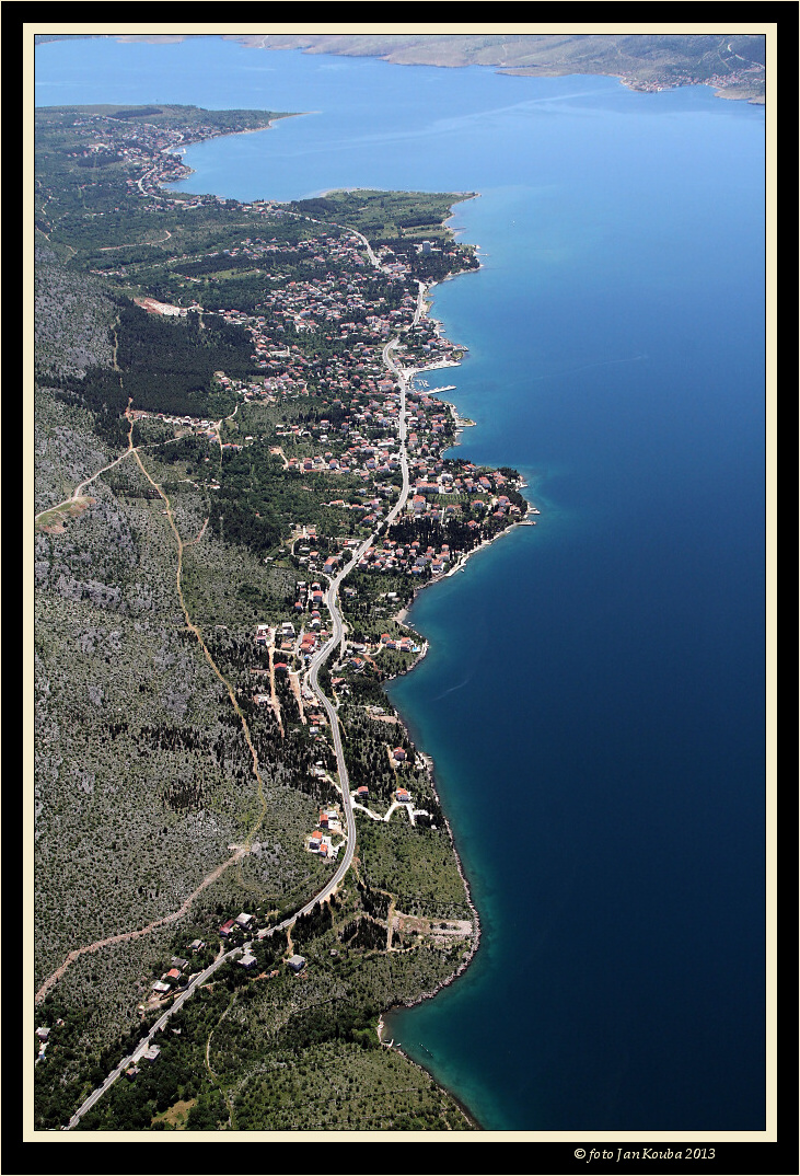 Chorvatsko - Dalmácie letecký snímek 025